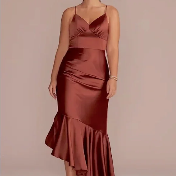 Dresses | Size 4 Evening Gown Purchased From Davids Bridal Cinnamon Never Worn | Poshmark Dresses | Size 4 Evening Gown Purchased From Davids Bridal Cinnamon Never Worn | Poshmark